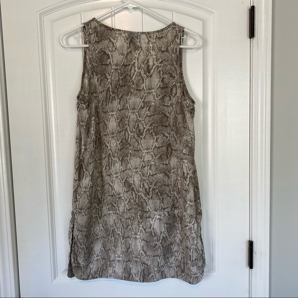 Mossimo Gray Snake Print Long Tank Size Small - Picture 7 of 7